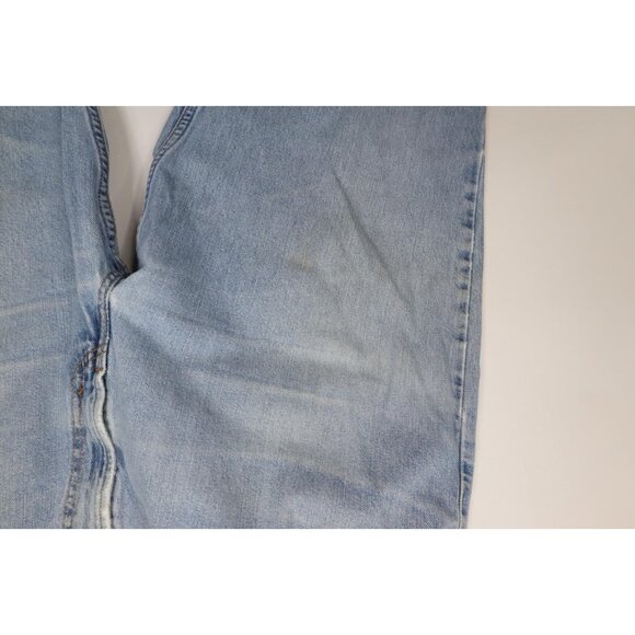 Vintage Y2K 2003 Levis 550 Mens 42x30 Distressed Relaxed Fit Denim Jeans Blue - Picture 7 of 16
